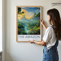 Amazon Rainforest Poster | Peru Wall Art