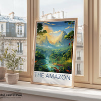 Amazon Rainforest Poster | Peru Wall Art