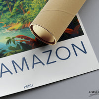 Amazon Rainforest Poster | Peru Wall Art