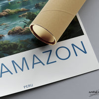 Amazon Rainforest Poster - Peru Wall Art