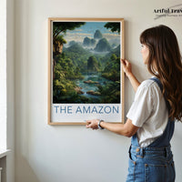 Amazon Rainforest Poster - Peru Wall Art
