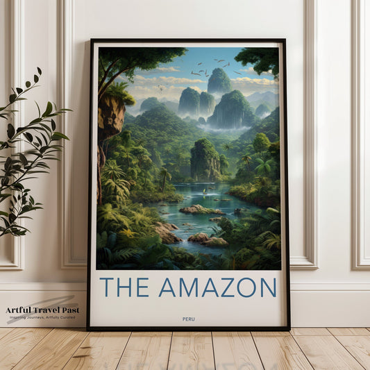 Amazon Rainforest Poster - Peru Wall Art