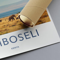 Amboseli Kenya Poster