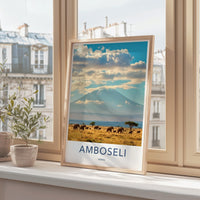 Amboseli Kenya Poster