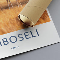 Amboseli Kenya Poster - National park