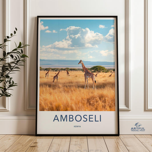 Amboseli Kenya Poster - National park