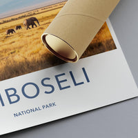 Amboseli National Park Poster