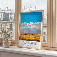 Amboseli National Park Poster