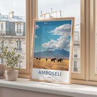 Amboseli National Park Poster - Kenya