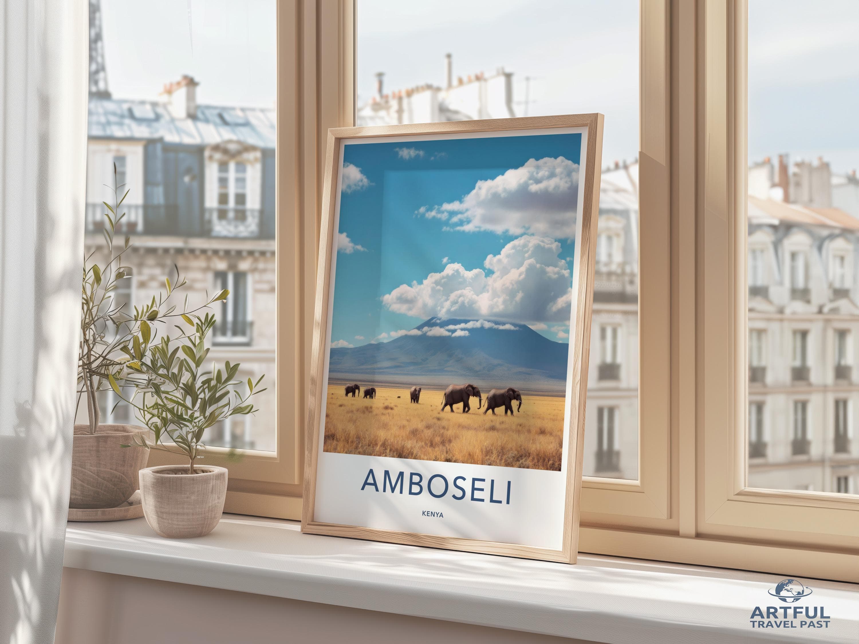 Amboseli National Park Poster - Kenya