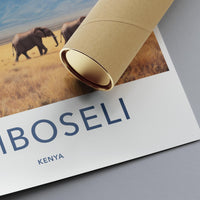 Amboseli National Park Poster - Kenya