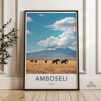 Amboseli National Park Poster - Kenya