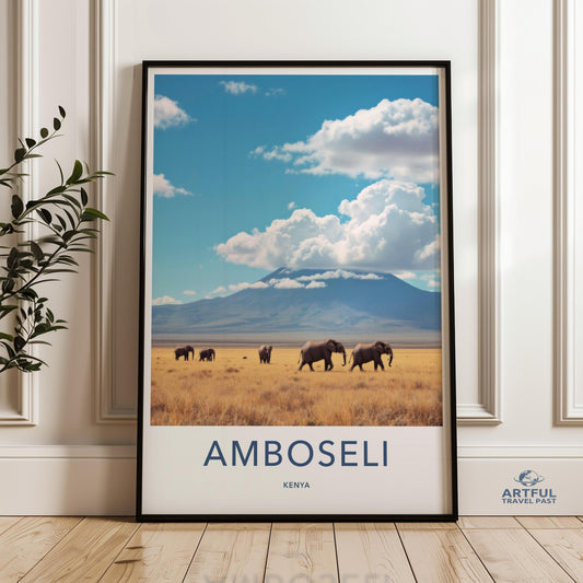 Amboseli National Park Poster - Kenya