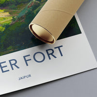Amer Fort Poster - Jaipur Wall Art