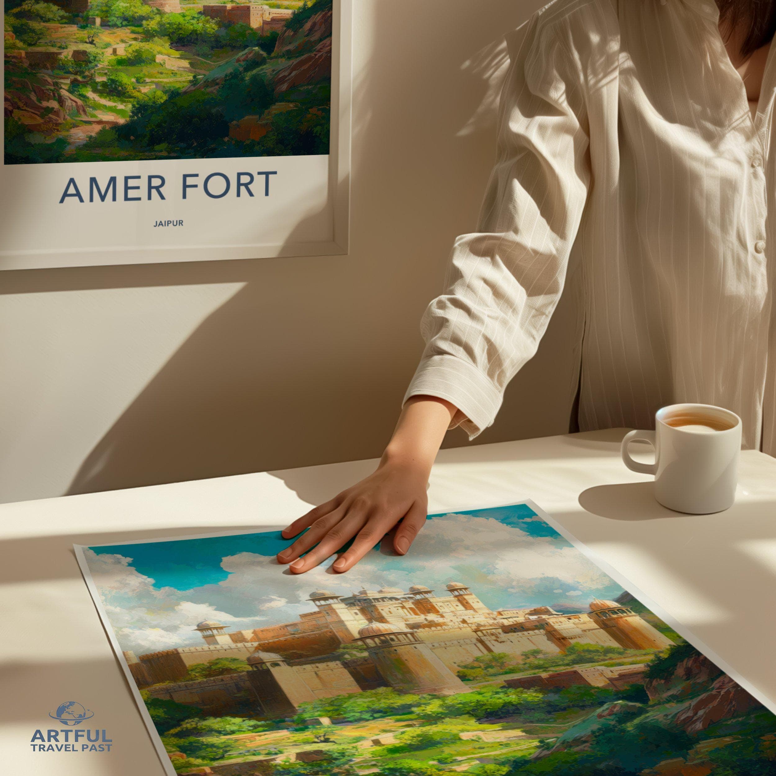 Amer Fort Poster - Jaipur Wall Art