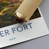 Amer Fort Poster - Jaipur Wall Art