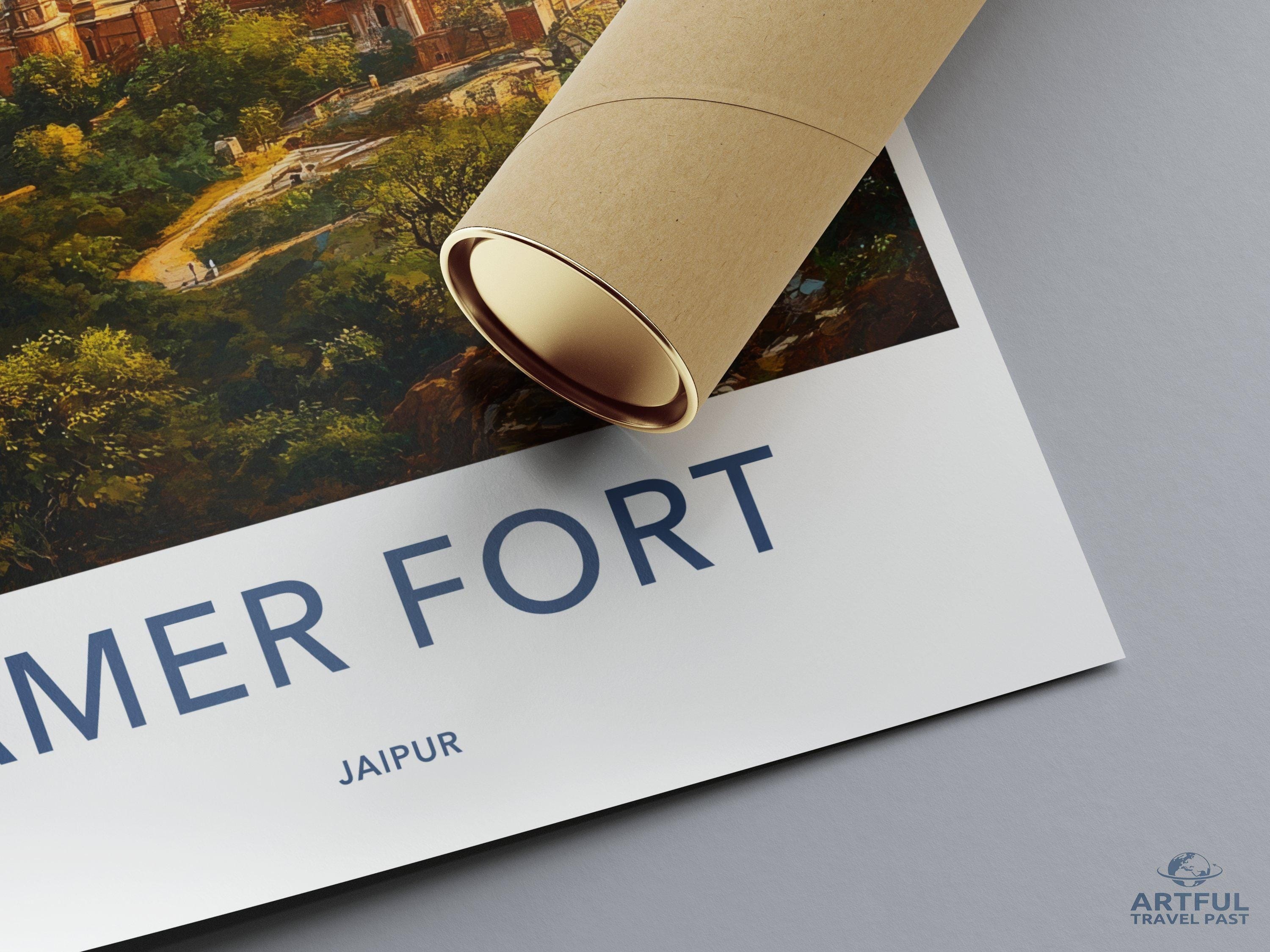 Amer Fort Poster - Jaipur Wall Art