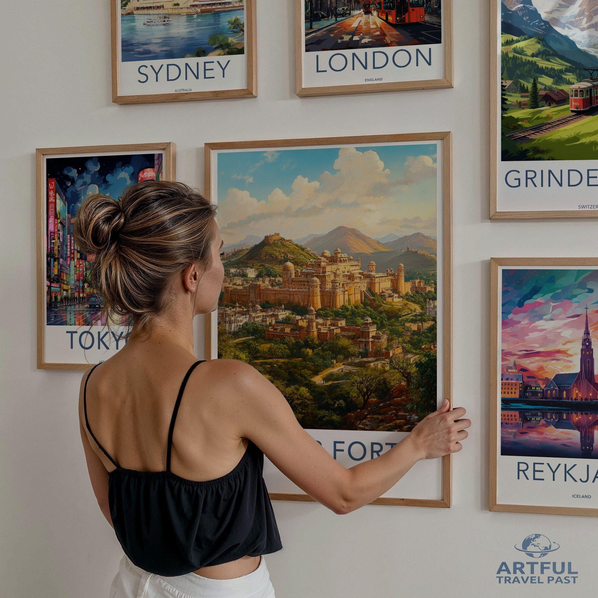Amer Fort Poster - Jaipur Wall Art
