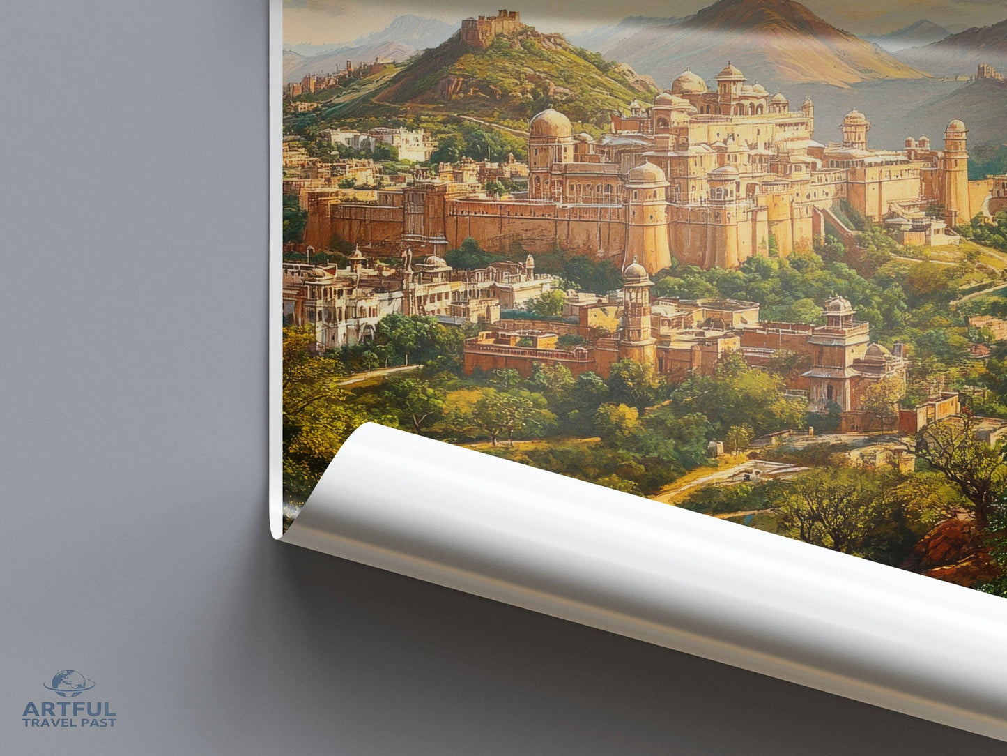 Amer Fort Poster - Jaipur Wall Art