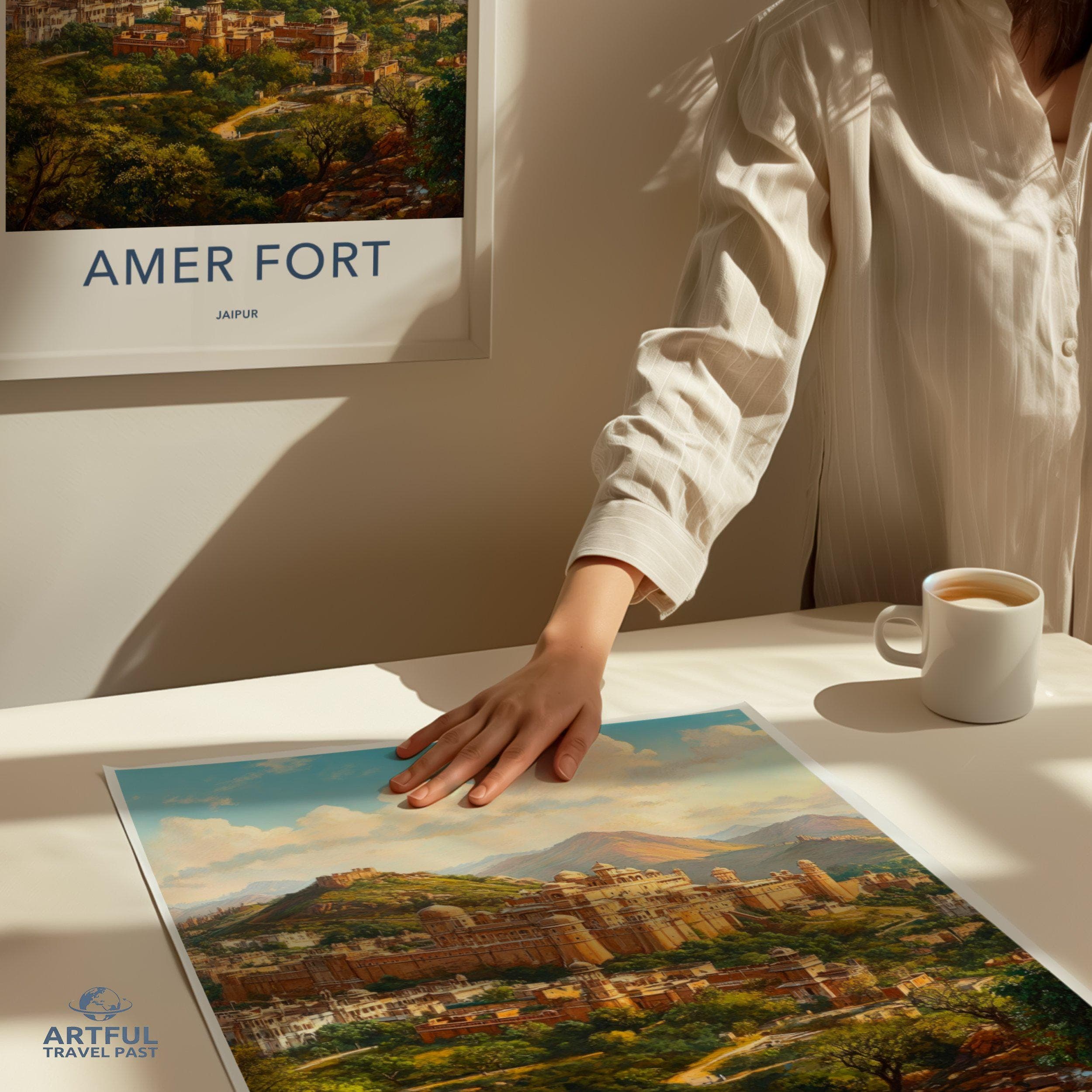 Amer Fort Poster - Jaipur Wall Art