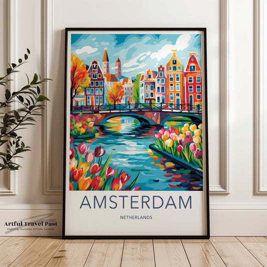 Amsterdam Poster - Netherlands Wall Art