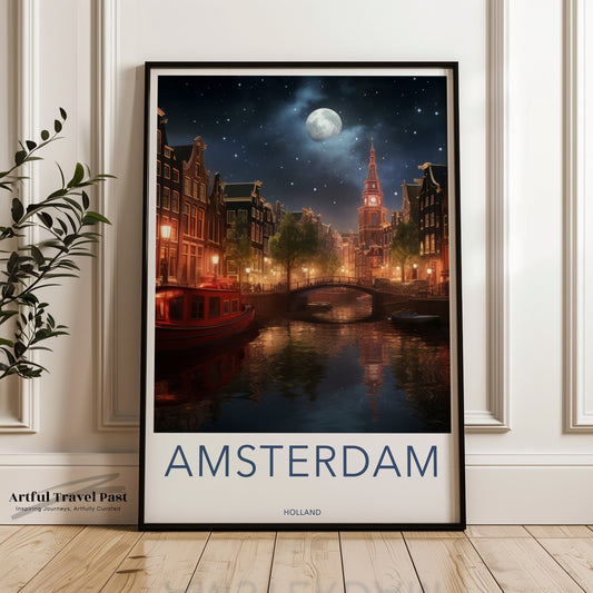 Amsterdam Poster - Netherlands Wall Art