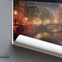 Amsterdam Poster - Netherlands Wall Art