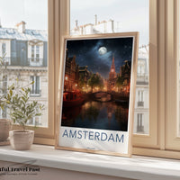 Amsterdam Poster - Netherlands Wall Art