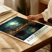 Amsterdam Poster - Netherlands Wall Art