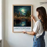 Amsterdam Poster - Netherlands Wall Art