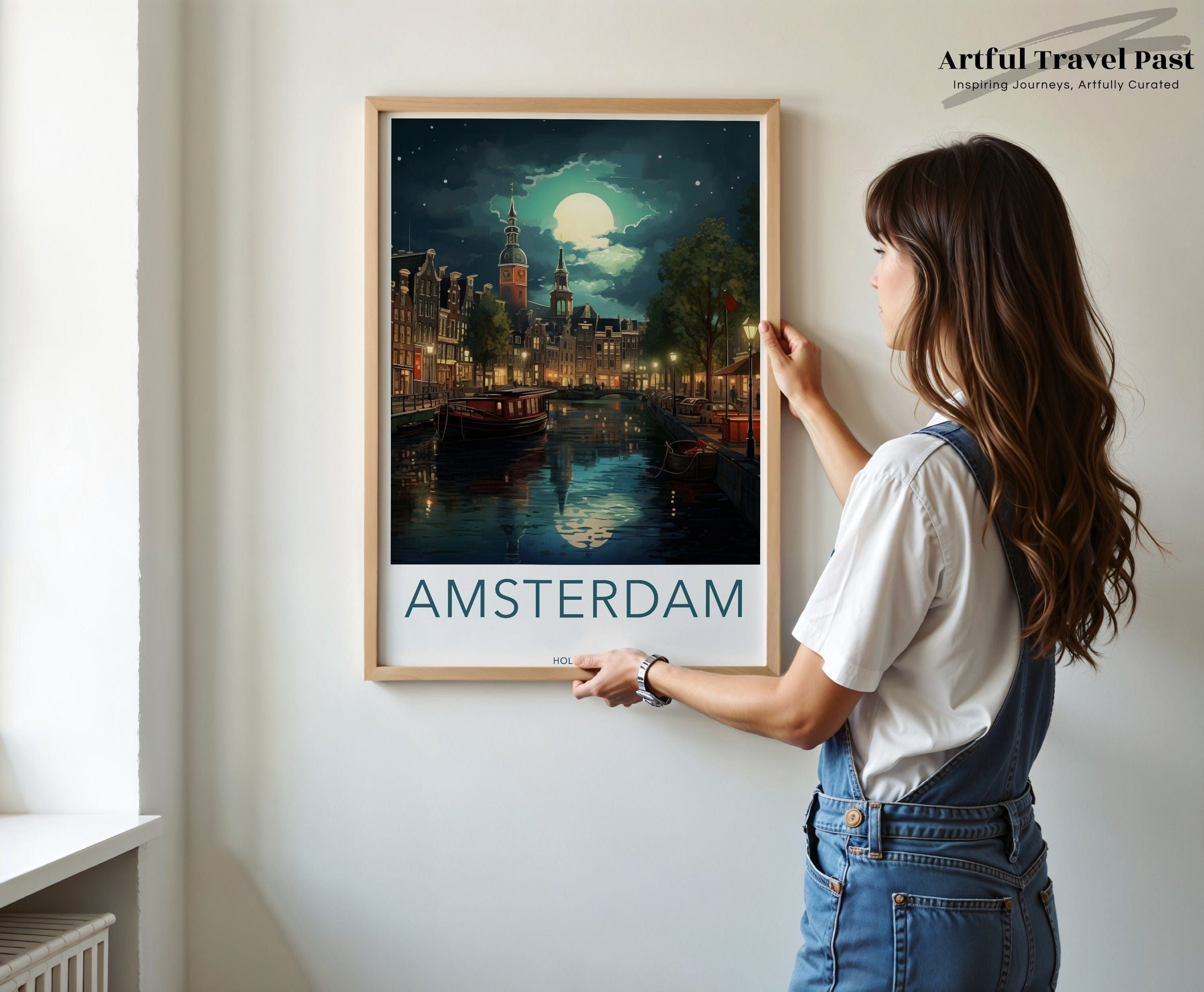 Amsterdam Poster - Netherlands Wall Art