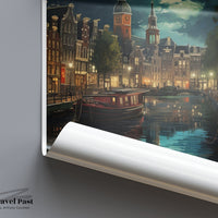 Amsterdam Poster - Netherlands Wall Art