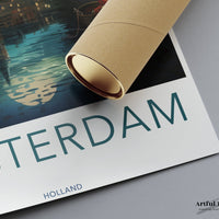 Amsterdam Poster - Netherlands Wall Art