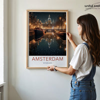 Amsterdam Poster - Netherlands Wall Art