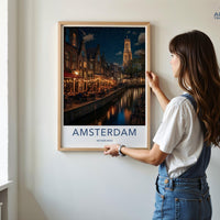 Amsterdam Poster - Netherlands Wall Art