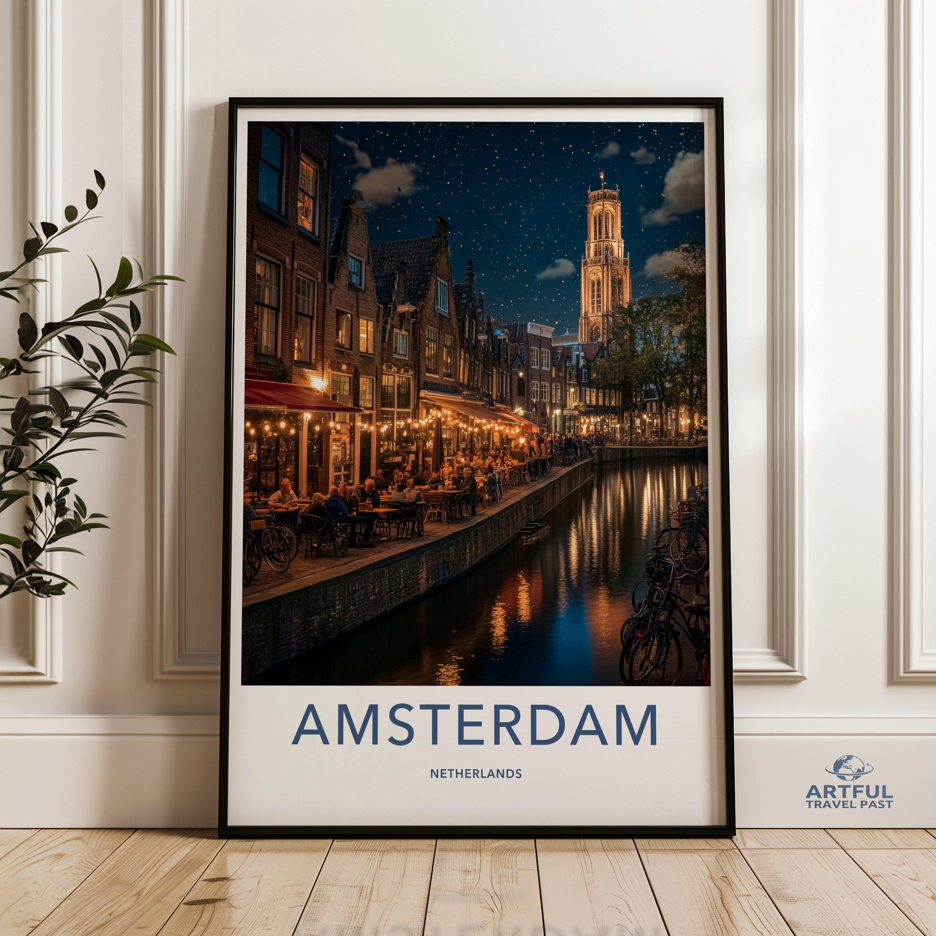 Amsterdam Poster - Netherlands Wall Art