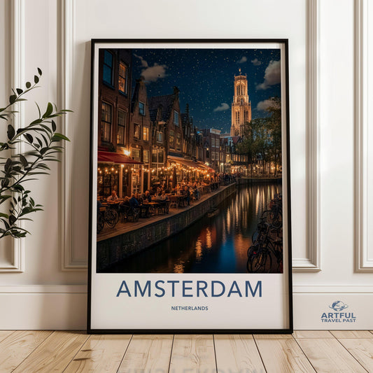 Amsterdam Poster - Netherlands Wall Art