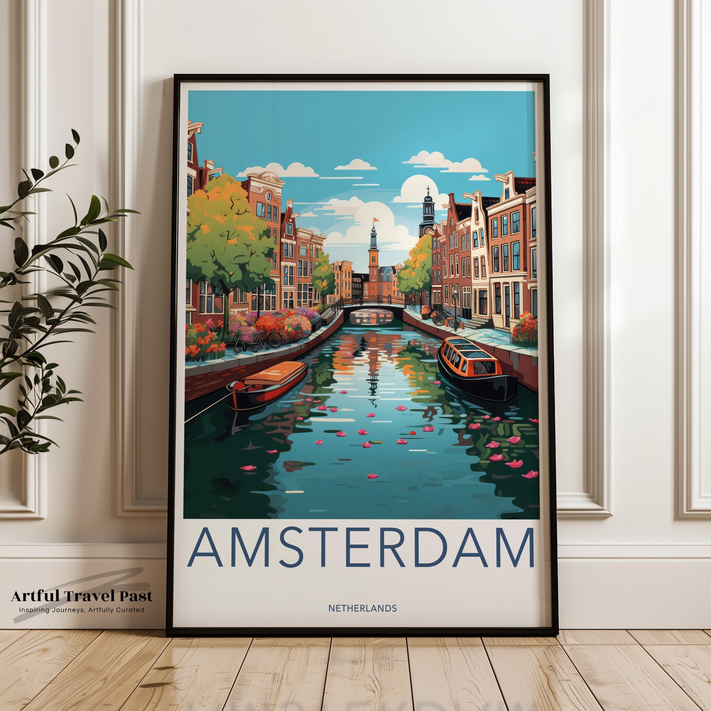 Amsterdam Poster | Netherlands Wall Art | Europe Decor