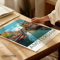 Amsterdam Poster | Netherlands Wall Art | Europe Decor