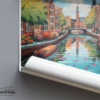 Amsterdam Poster | Netherlands Wall Art | Europe Decor