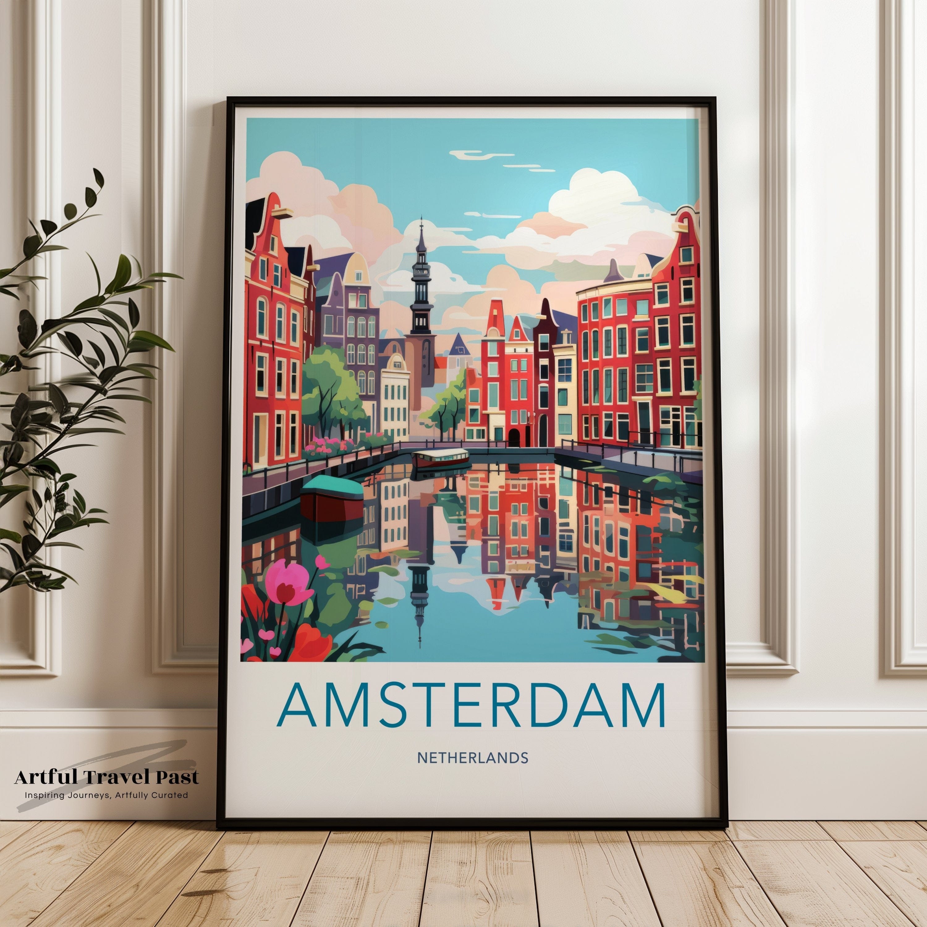 Amsterdam Poster | Netherlands Wall Art | Europe Decor