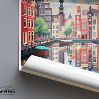 Amsterdam Poster | Netherlands Wall Art | Europe Decor