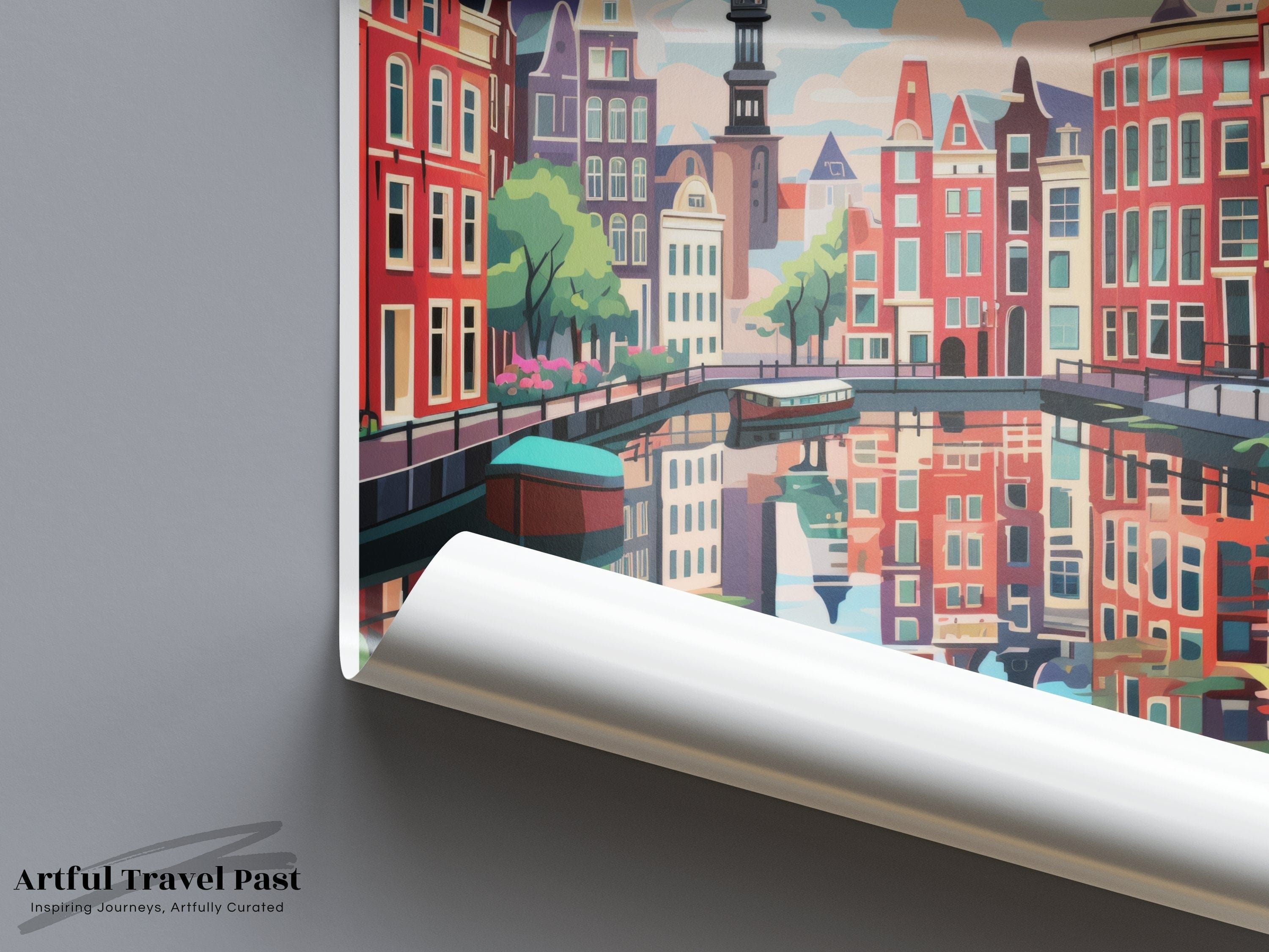 Amsterdam Poster | Netherlands Wall Art | Europe Decor