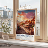 Andhra Pradesh Poster | India Wall Art | India Decor