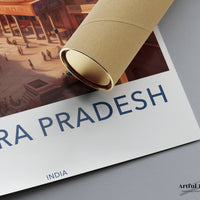 Andhra Pradesh Poster | India Wall Art | India Decor