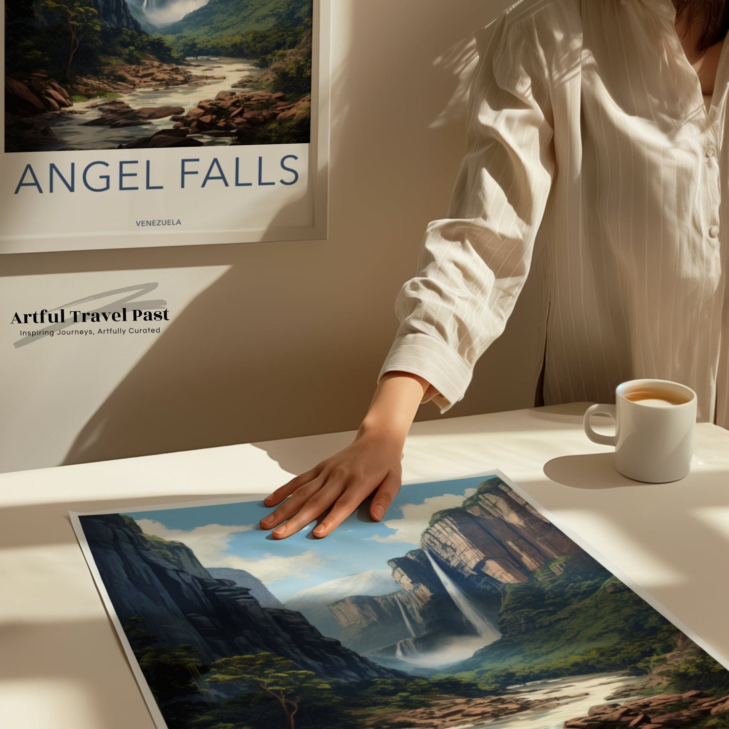 Angel Falls Poster | Canaima National Park | Venezuela Wall Art