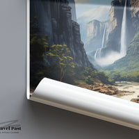 Angel Falls Poster | Canaima National Park | Venezuela Wall Art