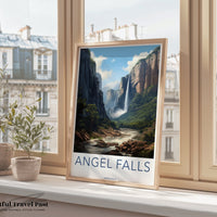 Angel Falls Poster | Canaima National Park | Venezuela Wall Art