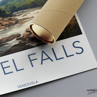 Angel Falls Poster | Canaima National Park | Venezuela Wall Art
