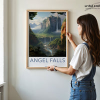 Angel Falls Poster - Venezuela Wall Art